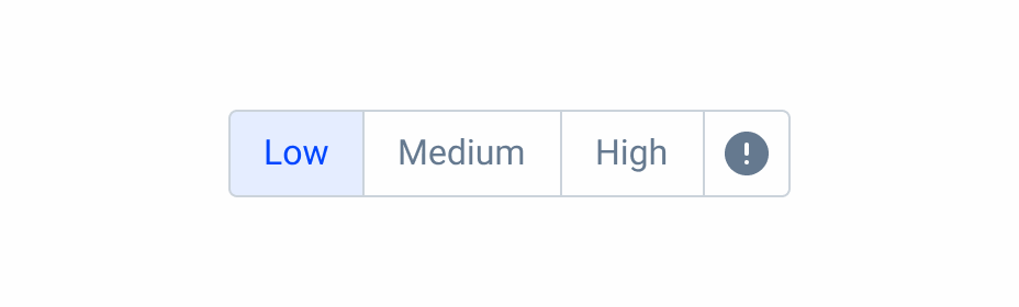 Button Group dont example