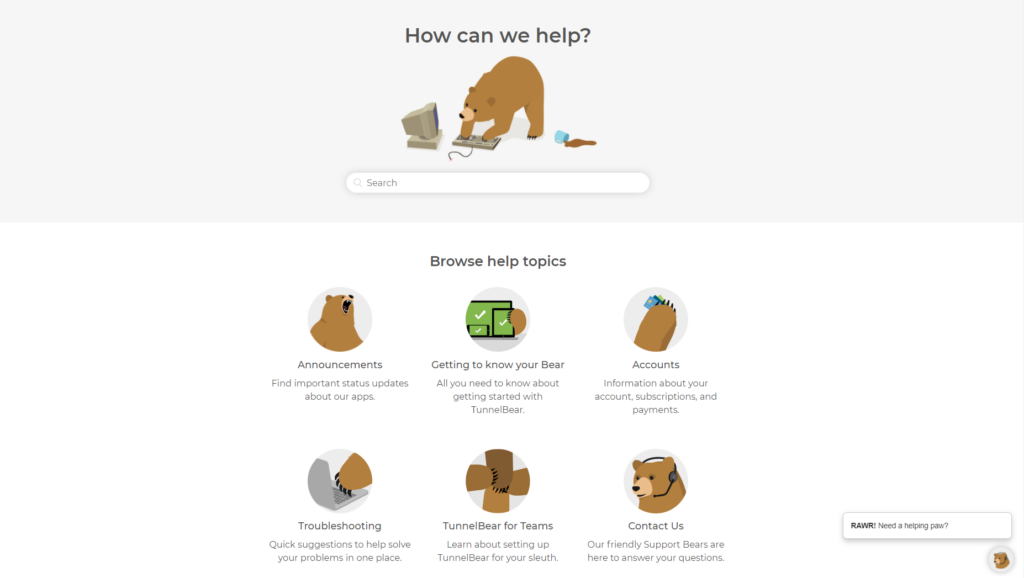 TunnelBear HelpCenter