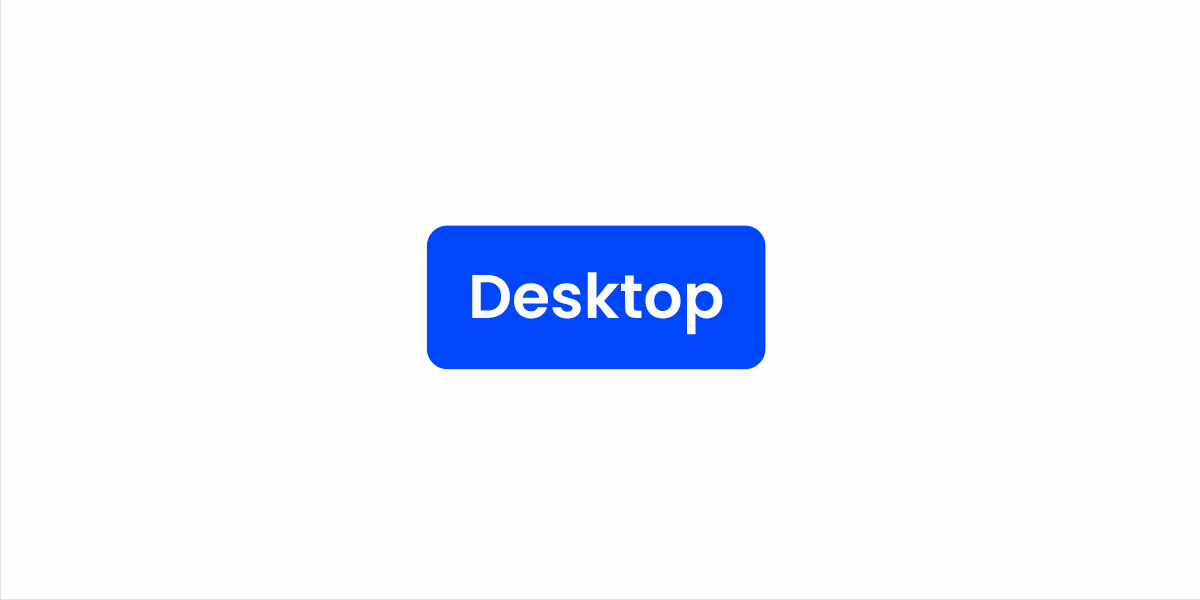 GIF showing the difference between desktop and mobile buttons.