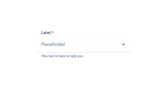 Image showing the mobile version of the Select Box.