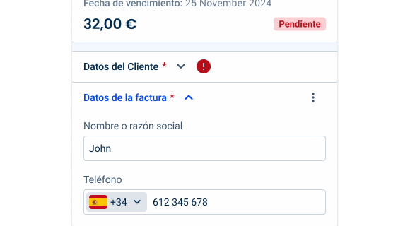 Overlay variation applied in mobile