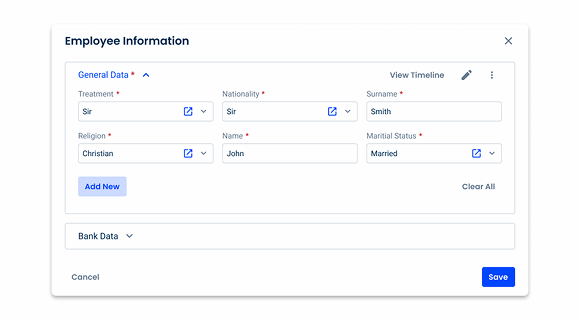 Usage of desktop variation of expanders within a modal