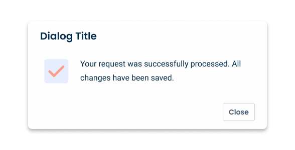 Image showing the desktop version of the Dialog.