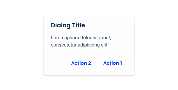 Image showing the mobile version of the Dialog.