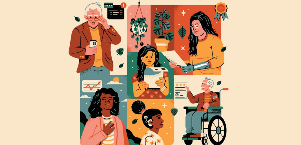 Accessibility for everyone illustration