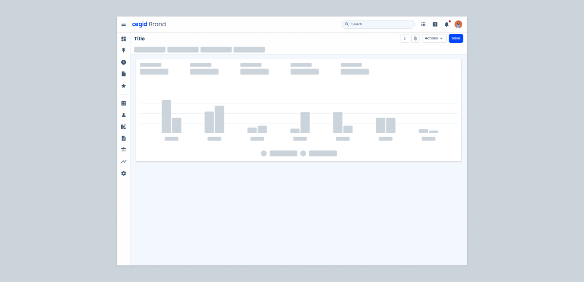 Skeleton applied to dashboard page
